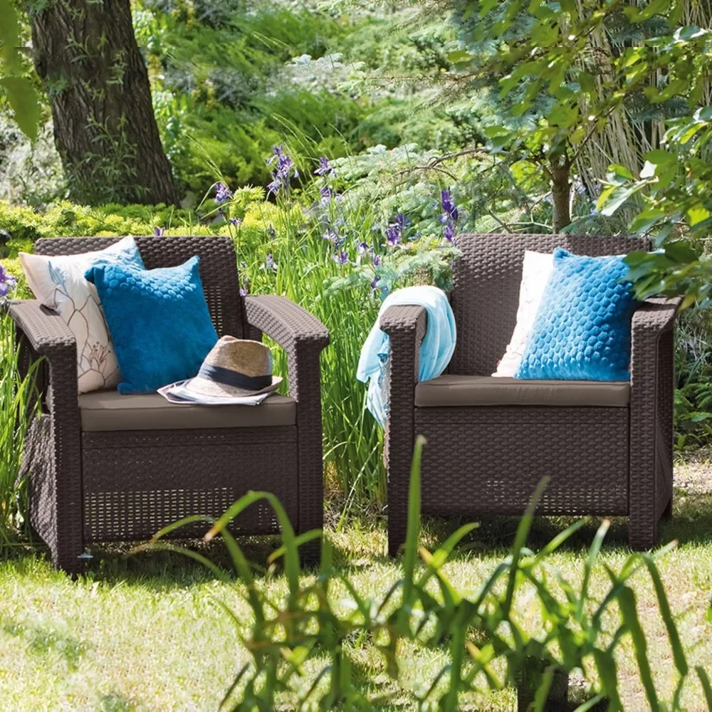 corfu duo set fotelek barna